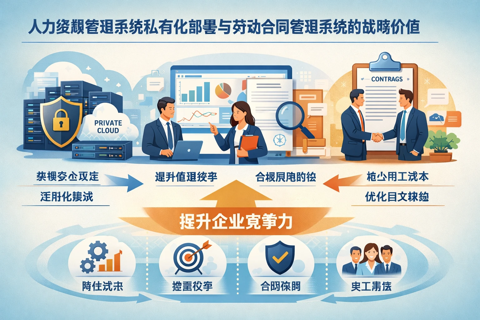 人力资源管理系统私有化部署与劳动合同管理系统的战略价值