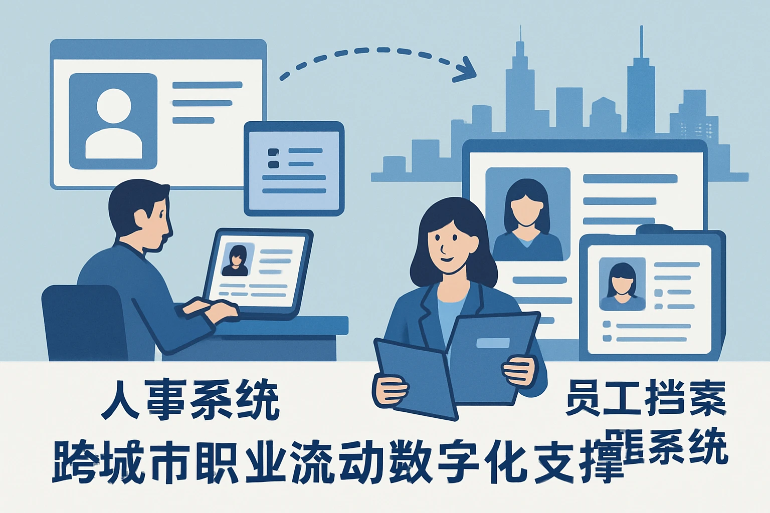 人事系统与员工档案管理系统:跨城市职业流动的数字化支撑