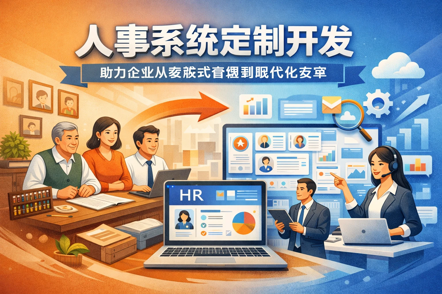 人事系统定制开发：助力企业从家族式管理到现代化变革