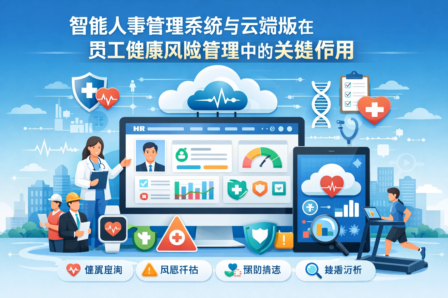智能人事管理系统与云端版在员工健康风险管理中的关键作用