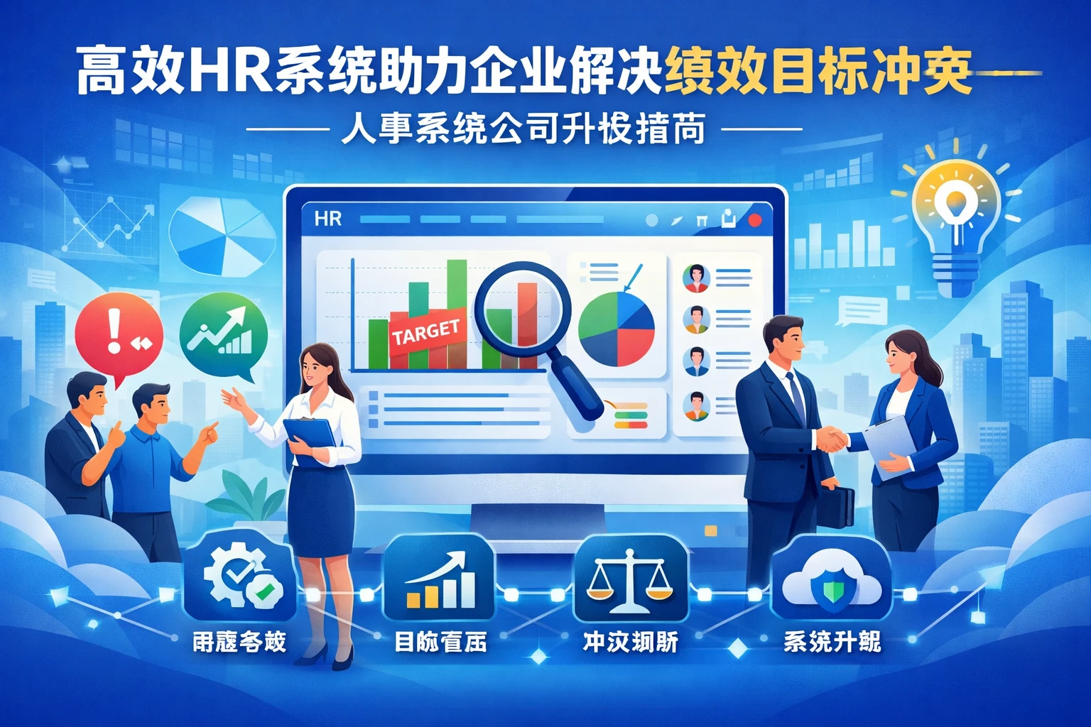 高效HR系统助力企业解决绩效目标冲突——人事系统公司升级指南
