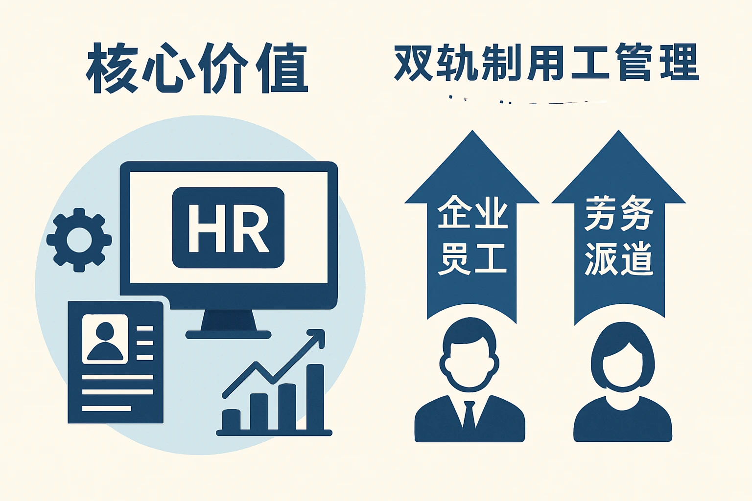 HR系统在双轨制用工管理中的核心价值