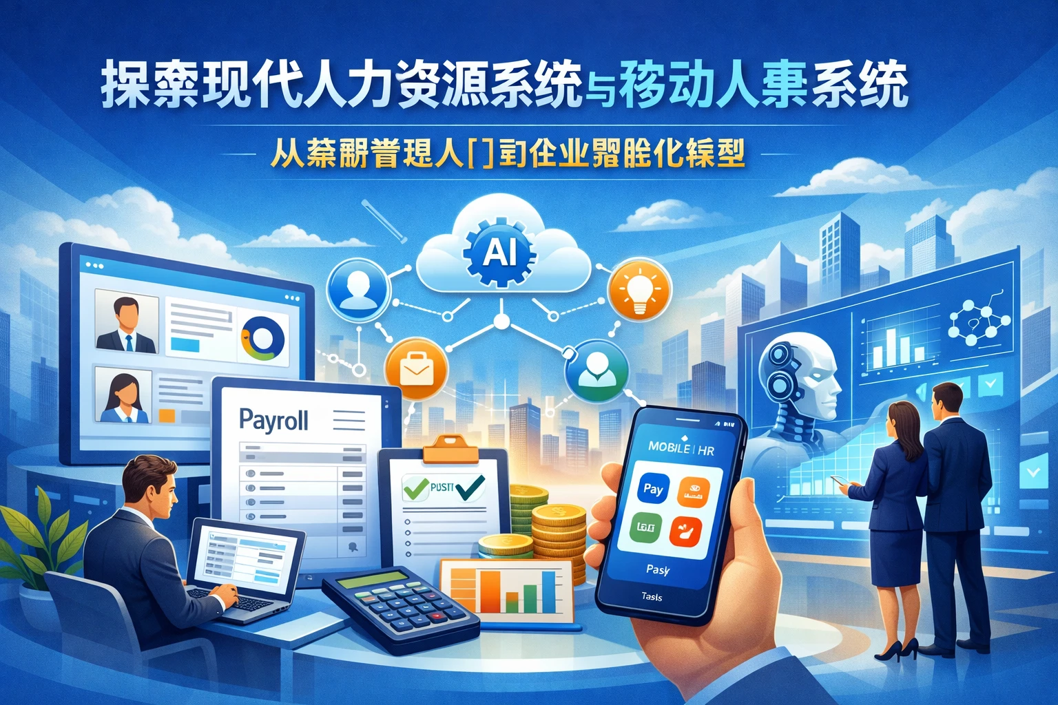 探索现代人力资源系统与移动人事系统：从薪酬管理入门到企业智能化转型
