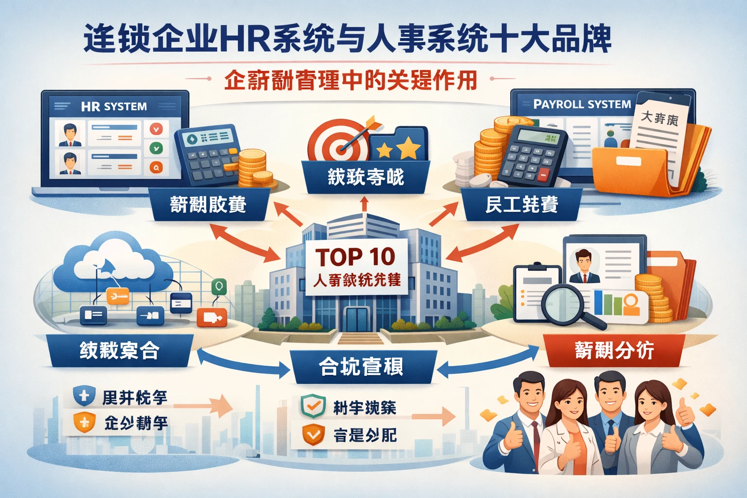 连锁企业HR系统与人事系统十大品牌在薪酬管理中的关键作用