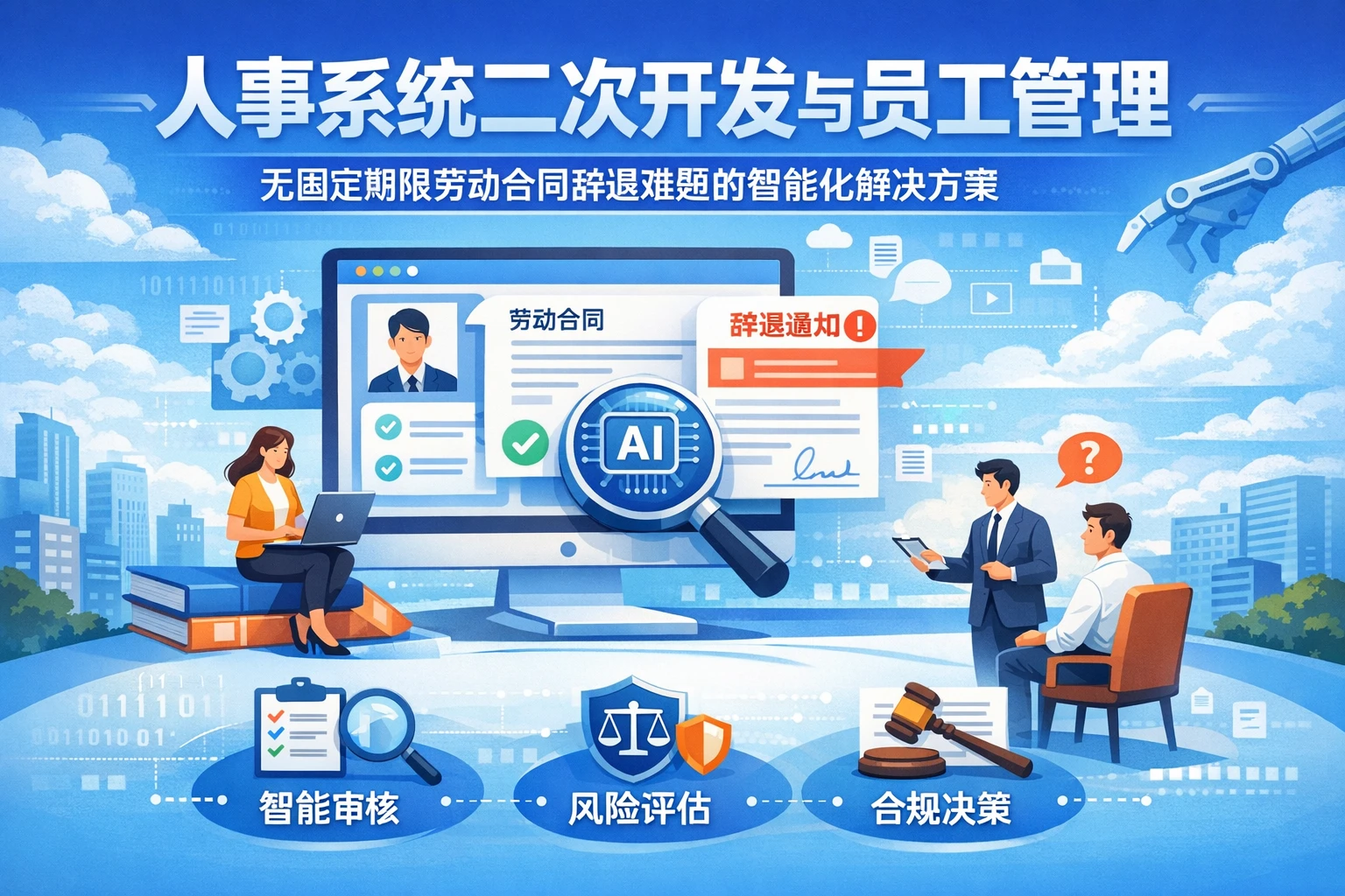 人事系统二次开发与员工管理系统：无固定期限劳动合同辞退难题的智能化解决方案