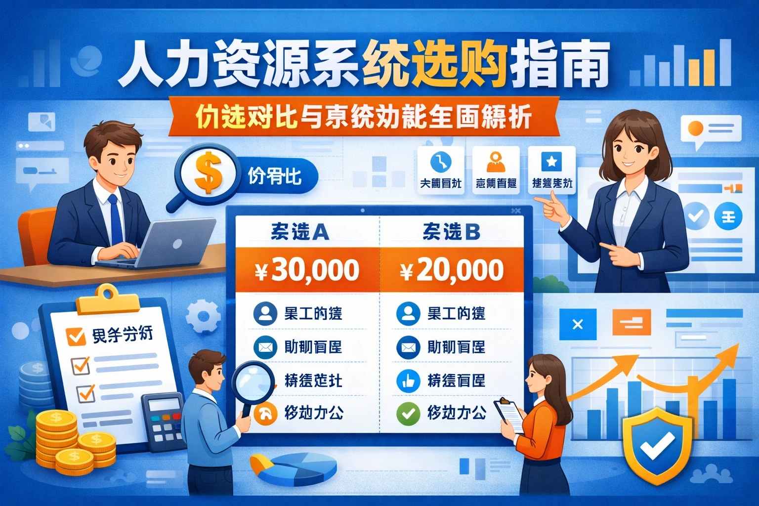 人力资源系统选购指南：价格对比与系统功能全面解析