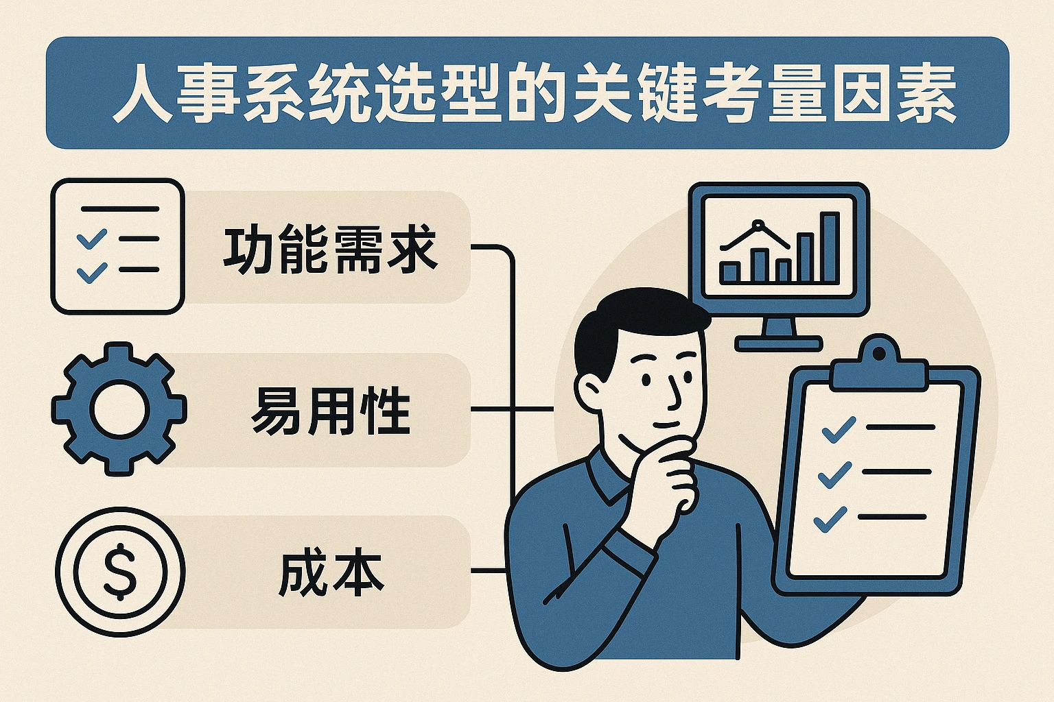 人事系统选型的关键考量因素