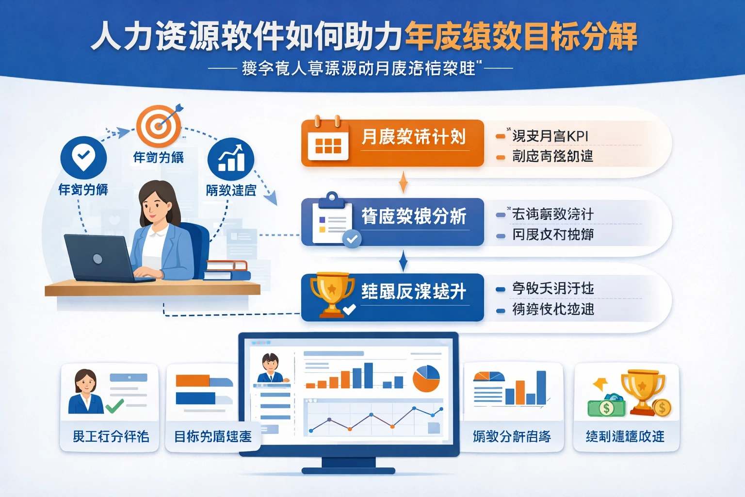 人力资源软件如何助力年度绩效目标分解:数字化人事系统的月度考核策略