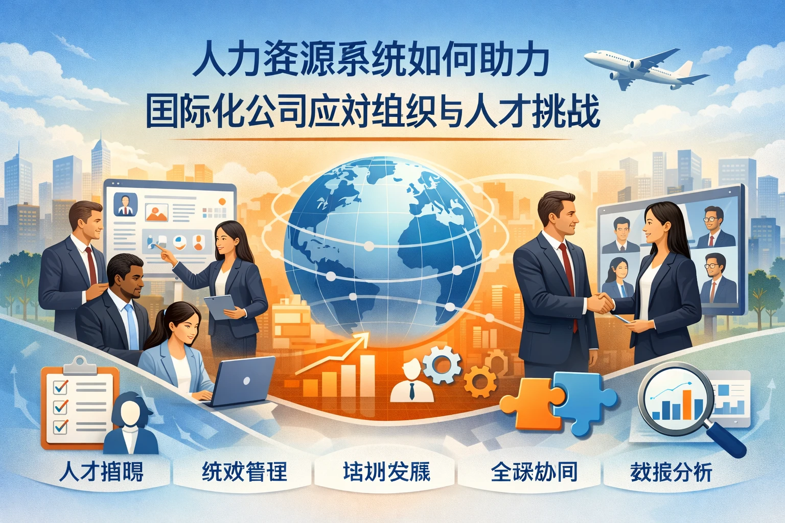 人力资源系统如何助力国际化公司应对组织与人才挑战