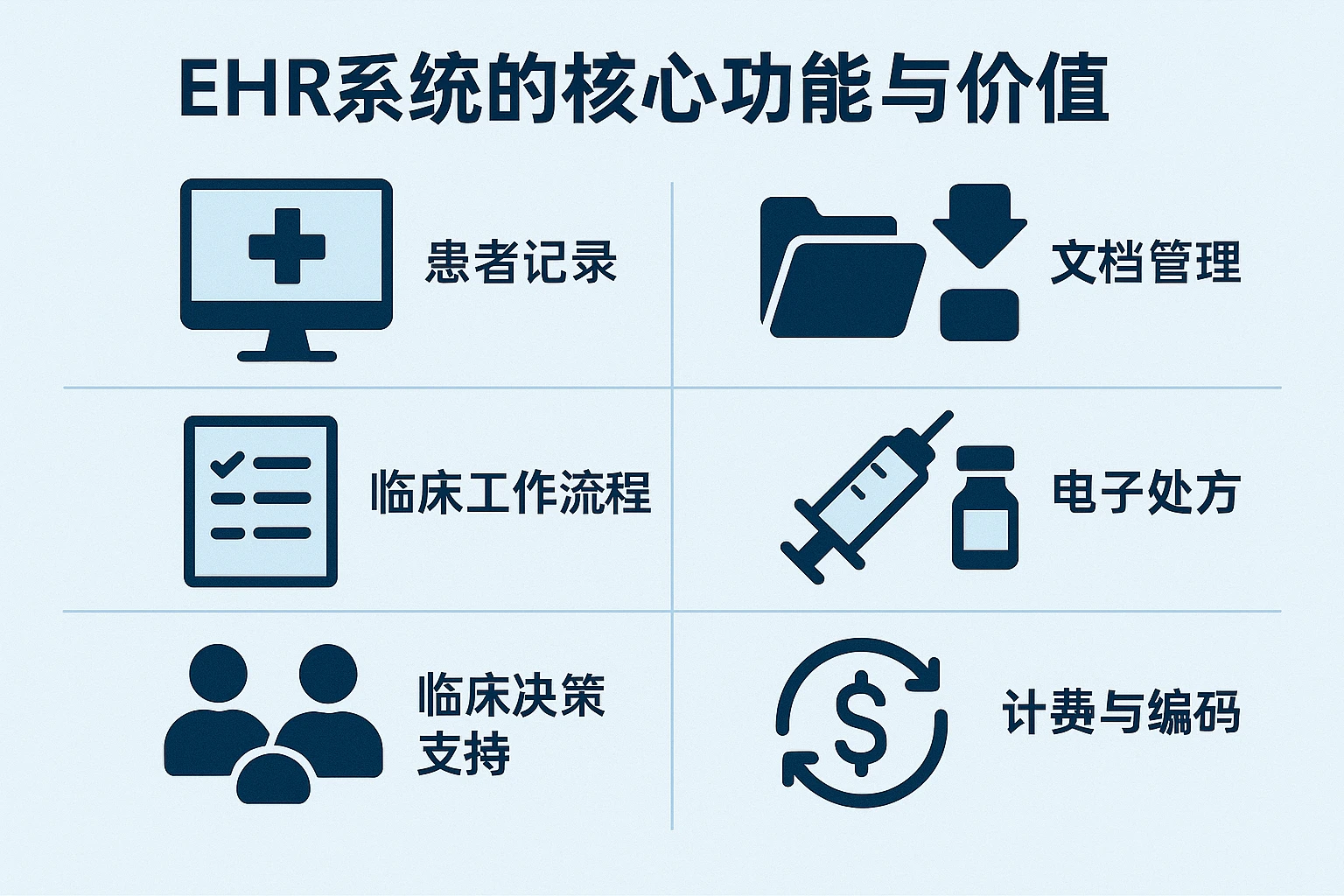 EHR系统的核心功能与价值