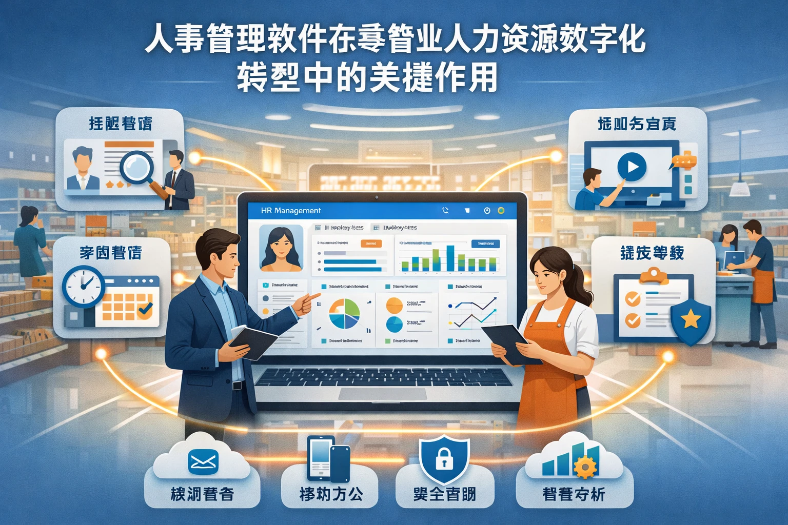 人事管理软件在零售业人力资源数字化转型中的关键作用