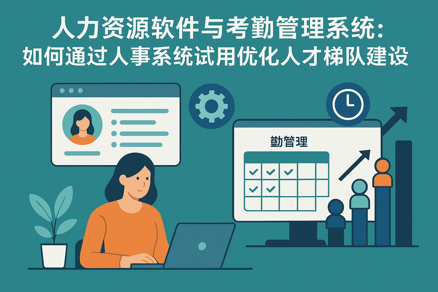 人力资源软件与考勤管理系统：如何通过人事系统试用优化人才梯队建设