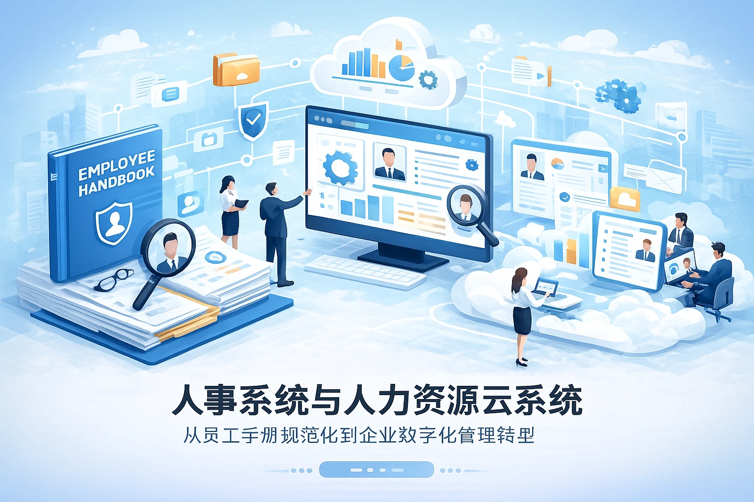 人事系统与人力资源云系统：从员工手册规范化到企业数字化管理转型