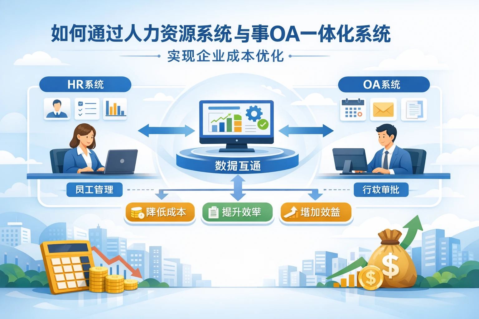 如何通过人力资源系统与人事OA一体化系统实现企业成本优化