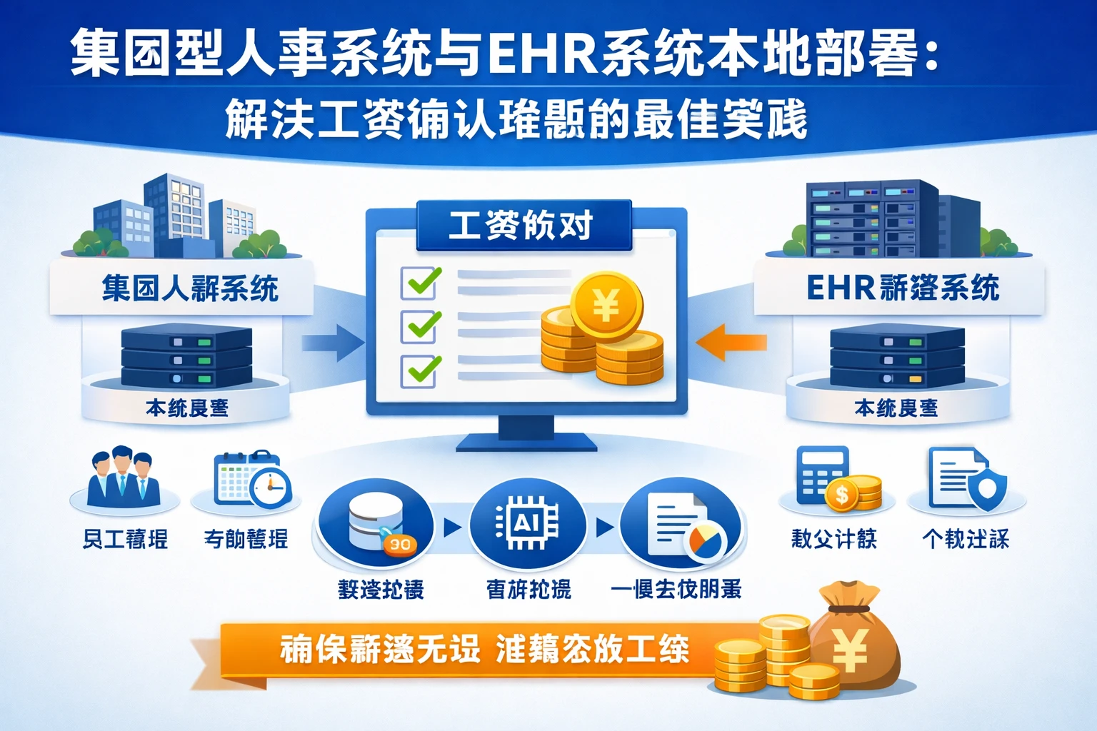 集团型人事系统与EHR系统本地部署：解决工资确认难题的最佳实践