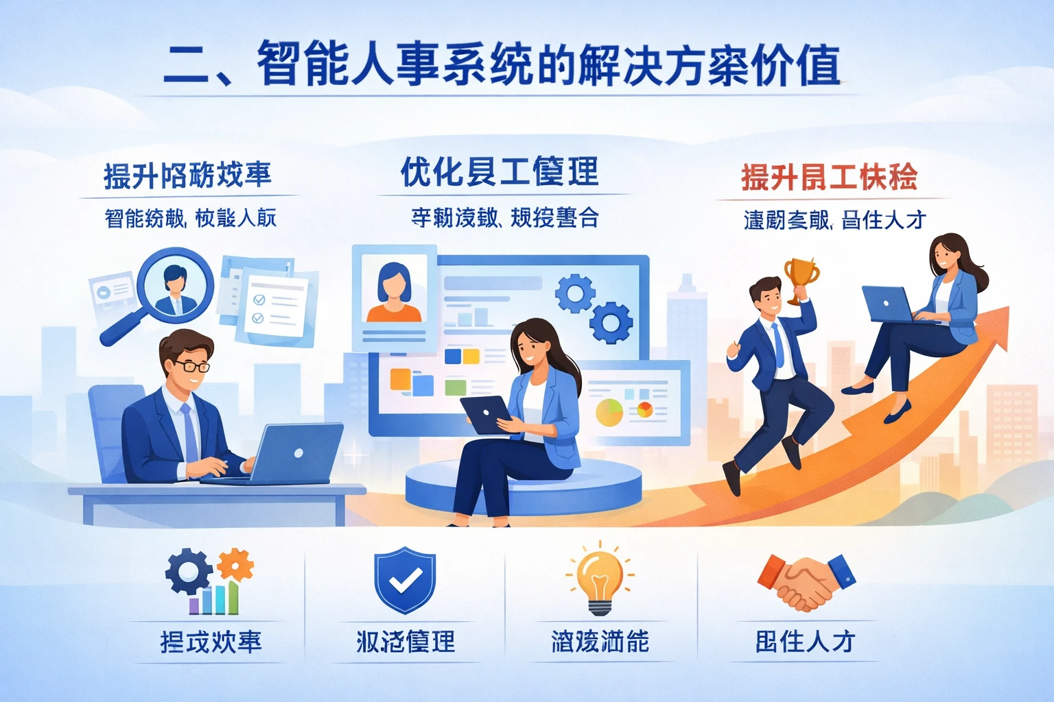 二、智能人事系统的解决方案价值