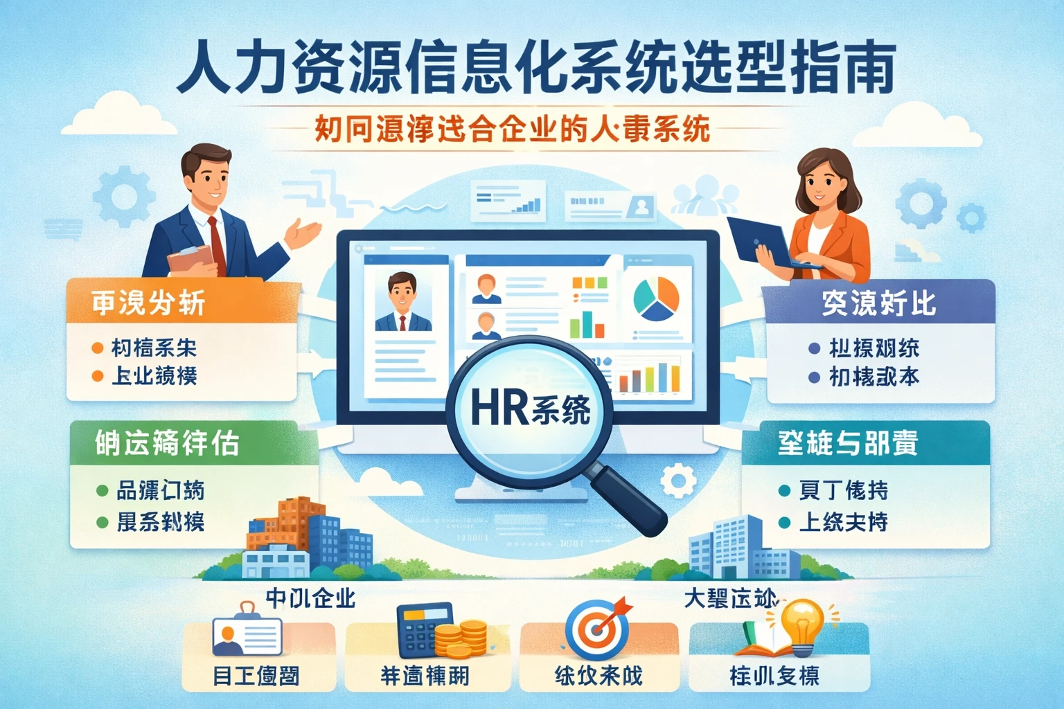 人力资源信息化系统选型指南：如何选择适合企业的人事系统