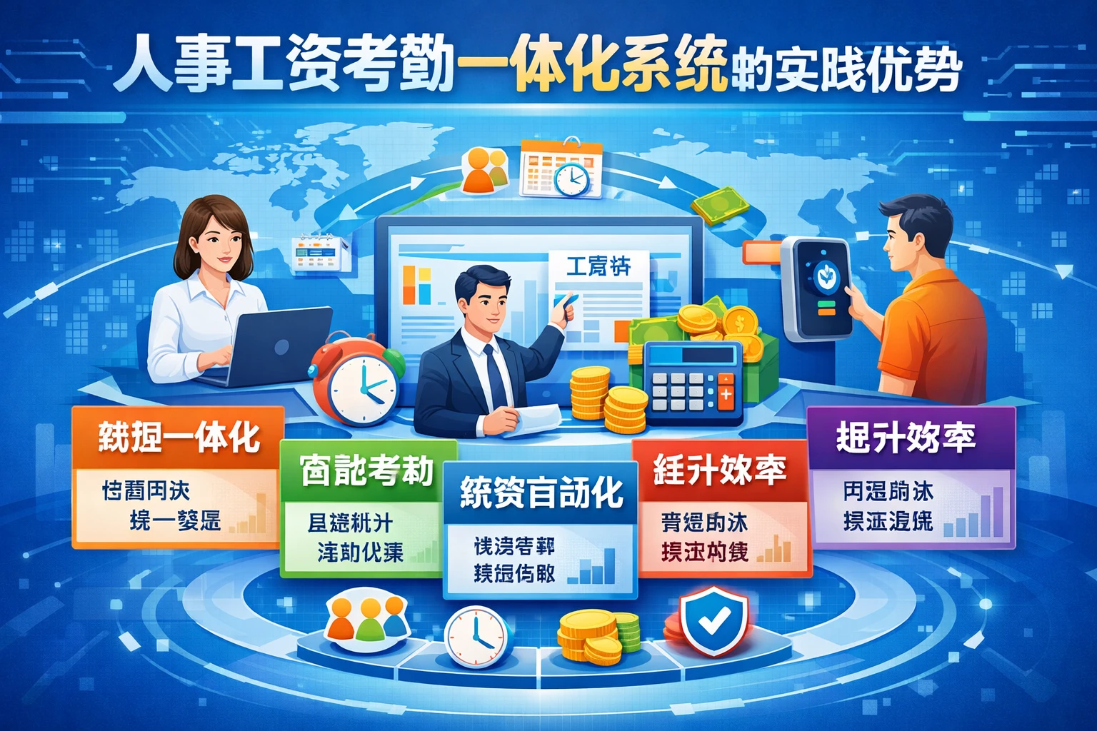 人事工资考勤一体化系统的实践优势