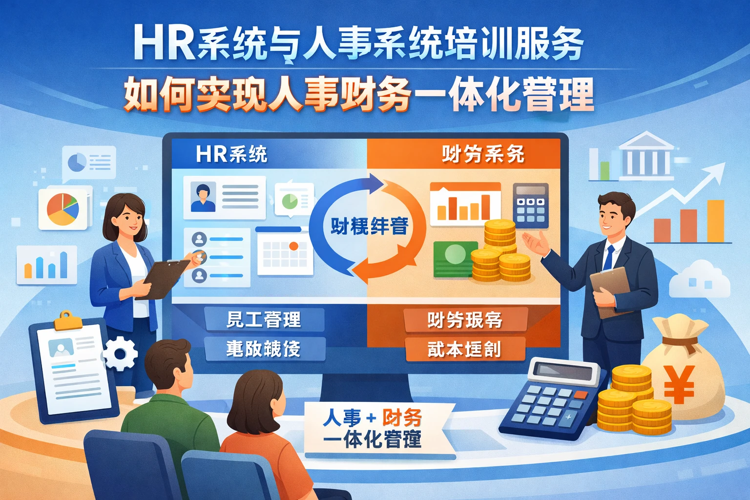 HR系统与人事系统培训服务如何实现人事财务一体化管理