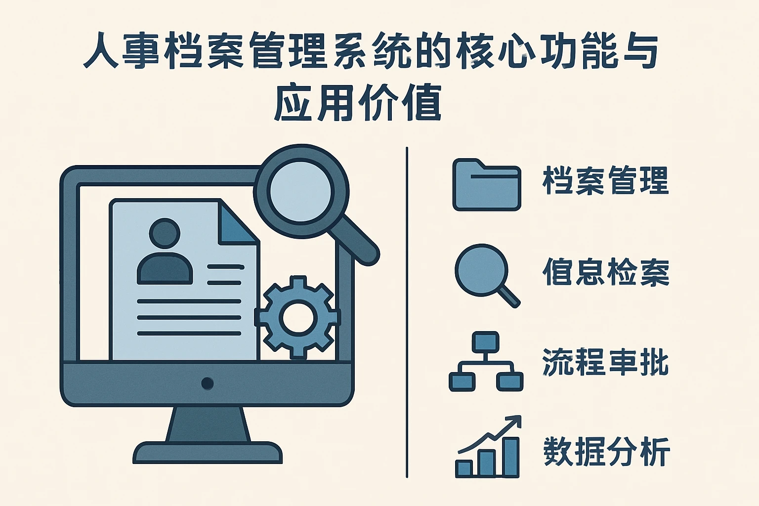 人事档案管理系统的核心功能与应用价值