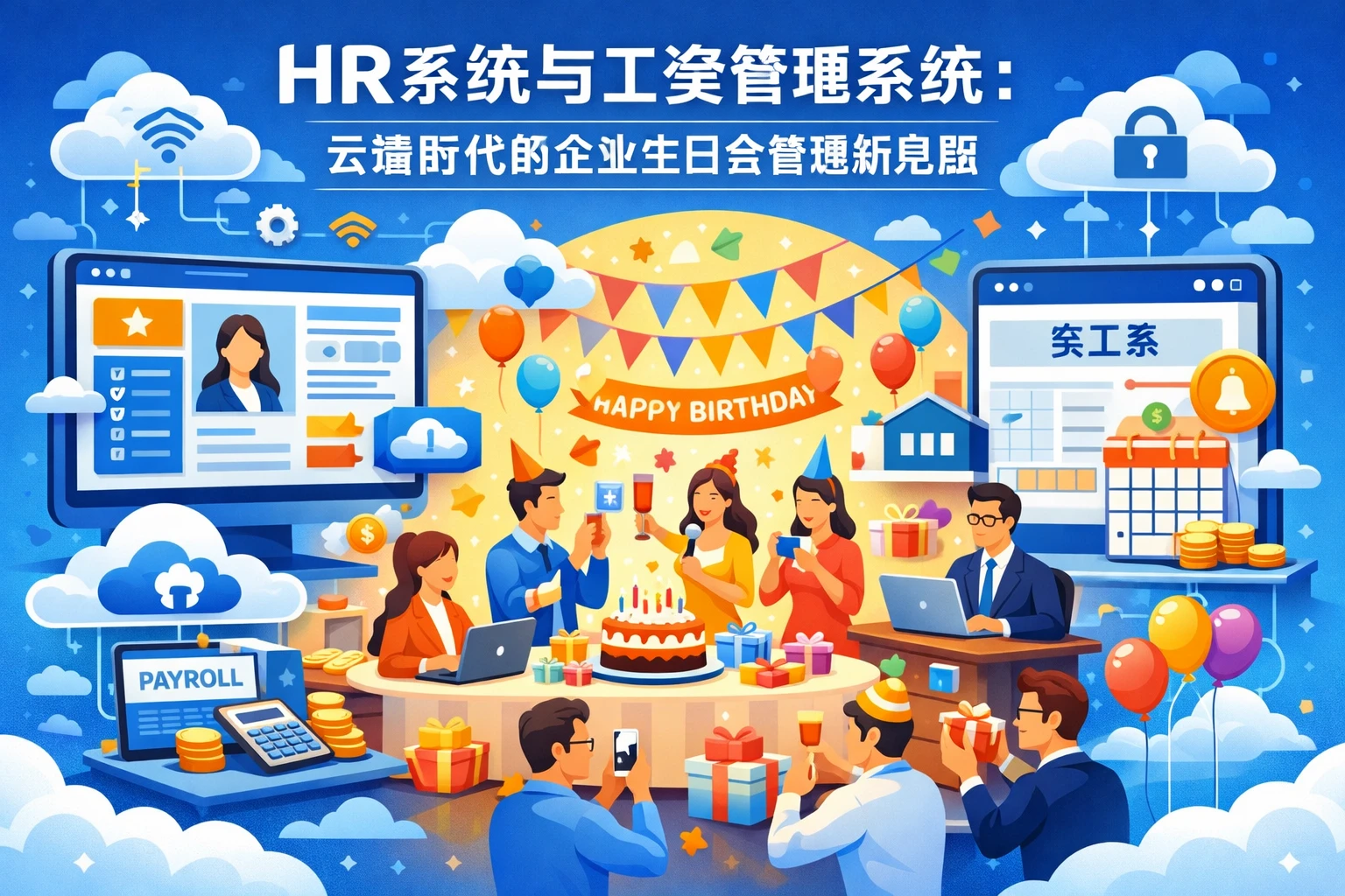HR系统与工资管理系统：云端时代的企业生日会管理新思路