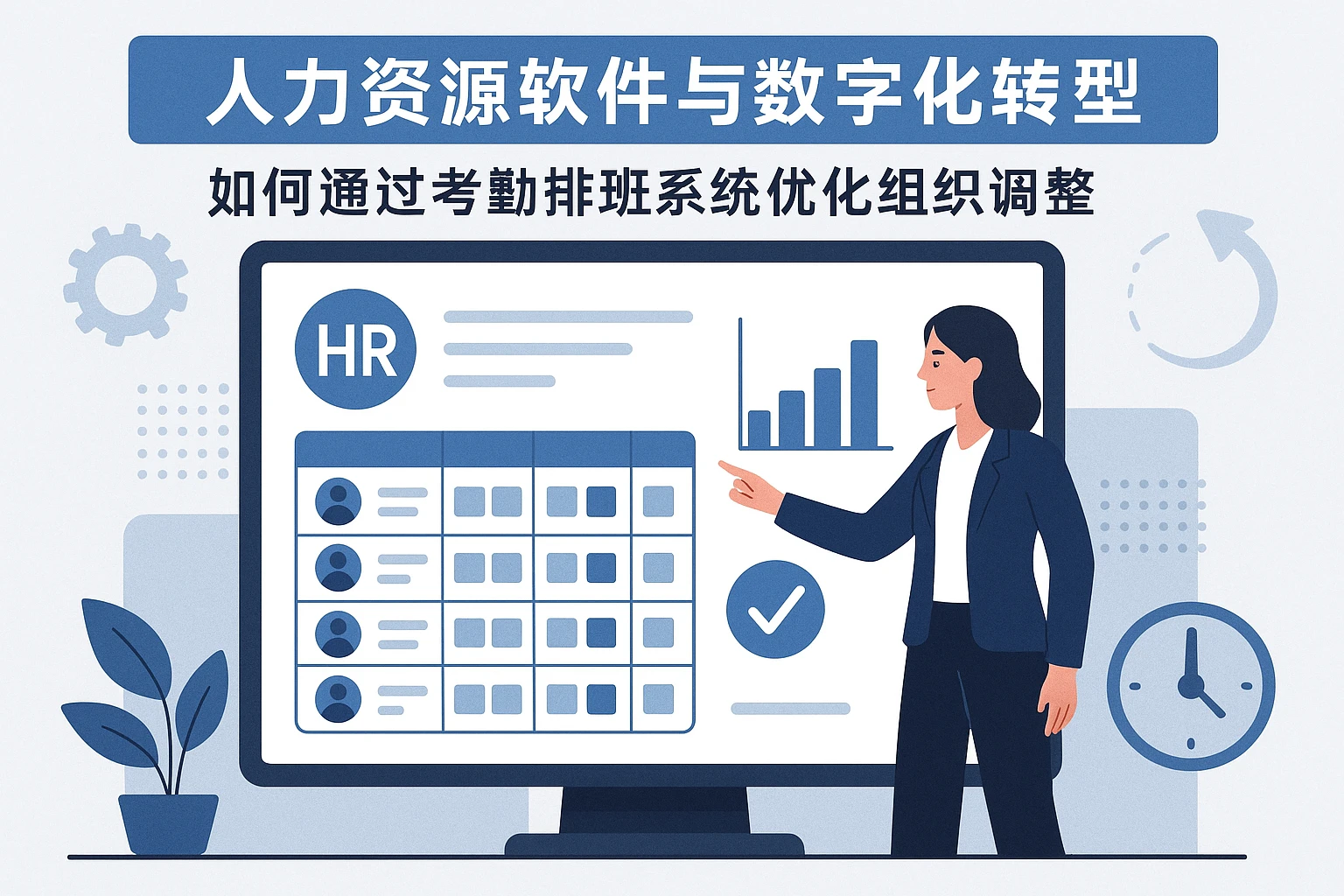 人力资源软件与数字化转型：如何通过考勤排班系统优化组织调整