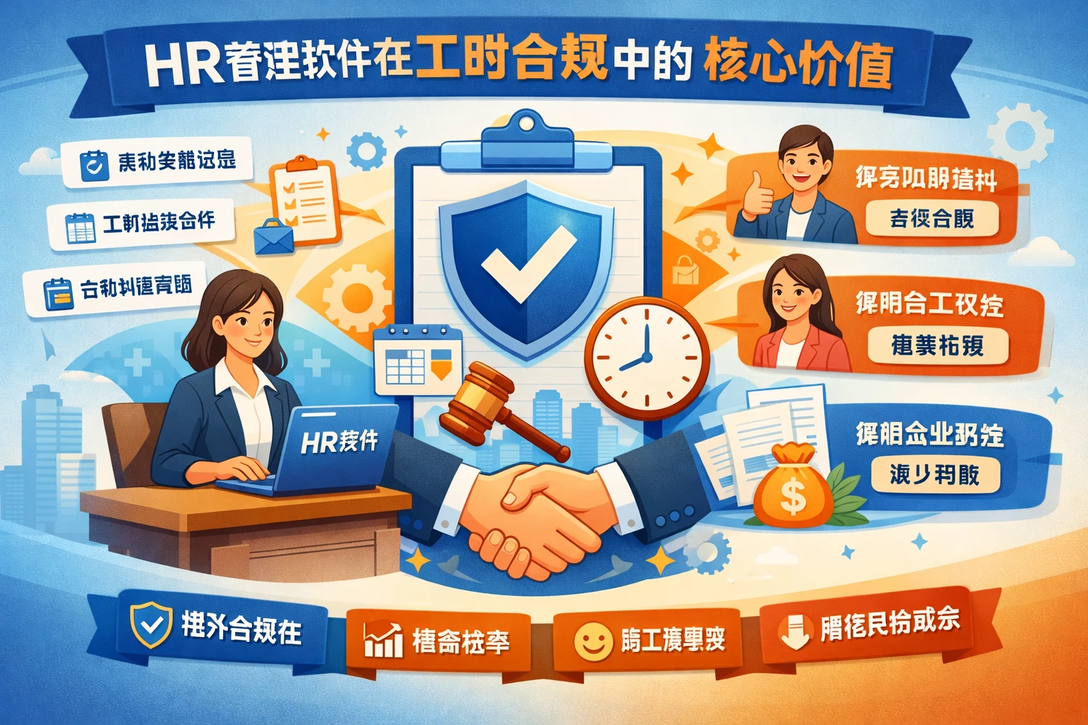 HR管理软件在工时合规中的核心价值