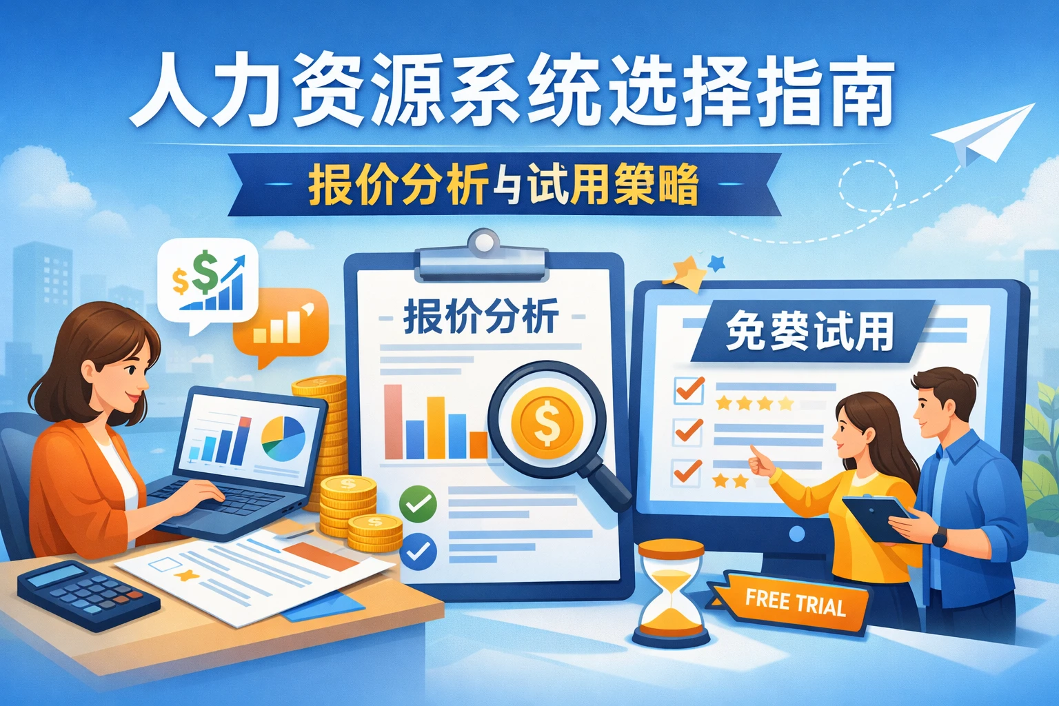 人力资源系统选择指南：报价分析与试用策略