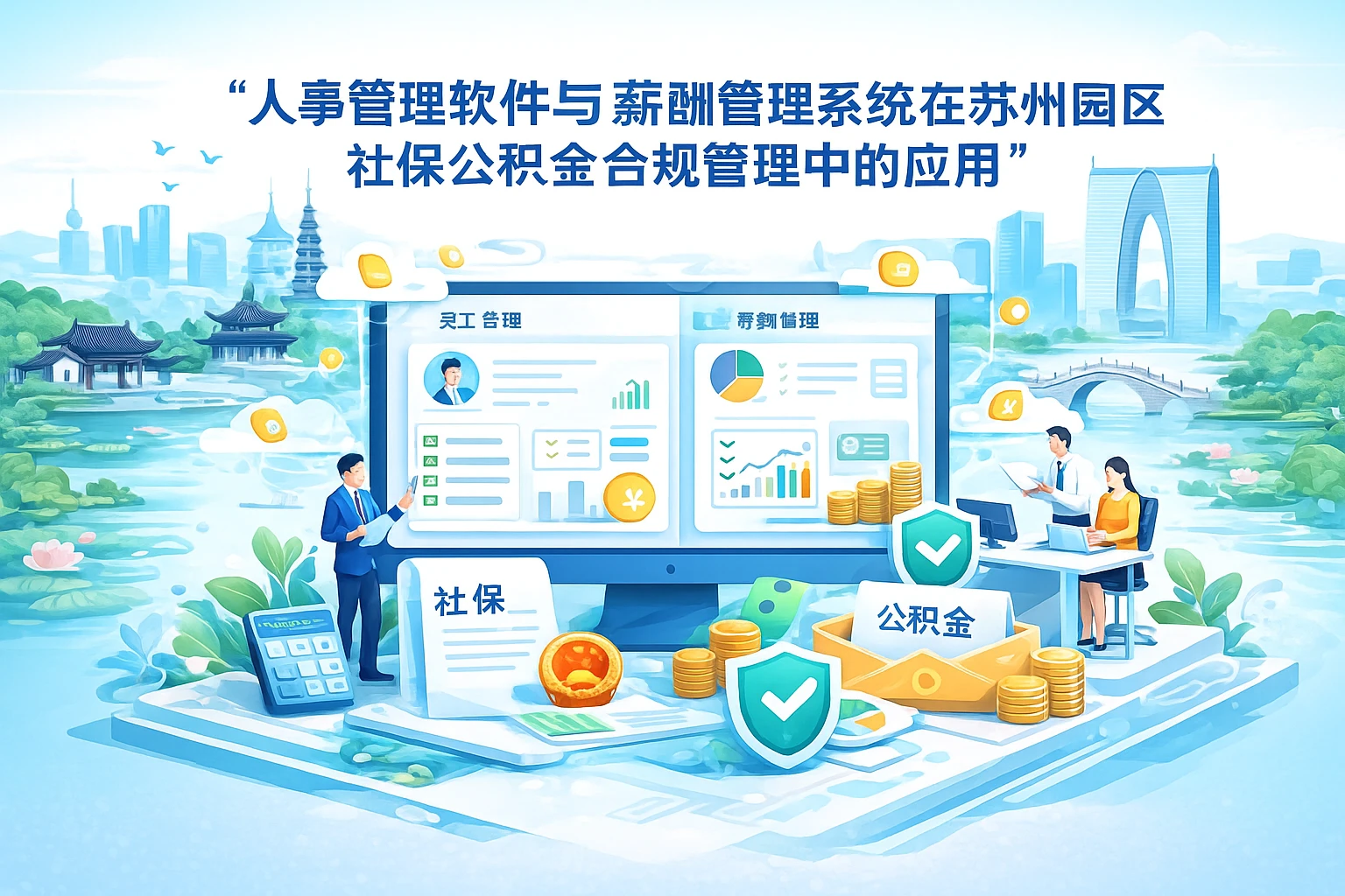 人事管理软件与薪酬管理系统在苏州园区社保公积金合规管理中的应用