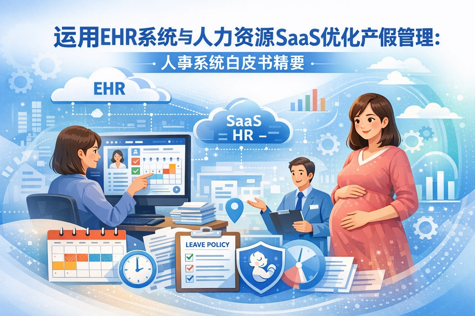 运用EHR系统与人力资源SaaS优化产假管理：人事系统白皮书精要