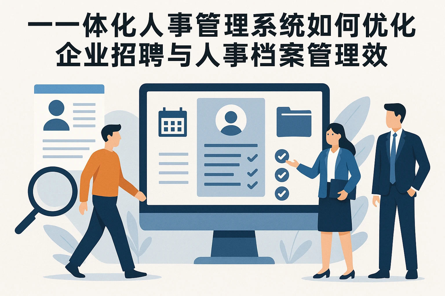 一体化人事管理系统如何优化企业招聘与人事档案管理效率