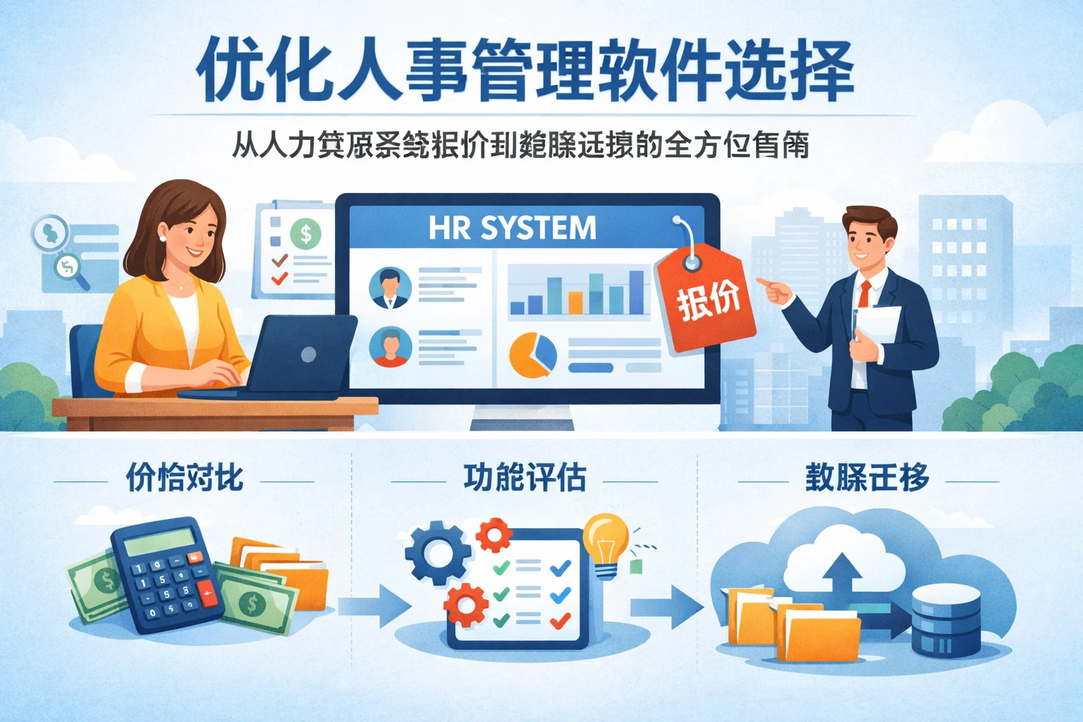 优化人事管理软件选择:从人力资源系统报价到数据迁移的全方位指南
