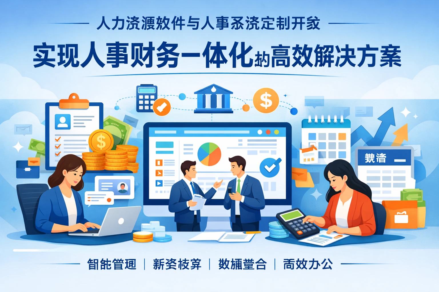 人力资源软件与人事系统定制开发：实现人事财务一体化的高效解决方案