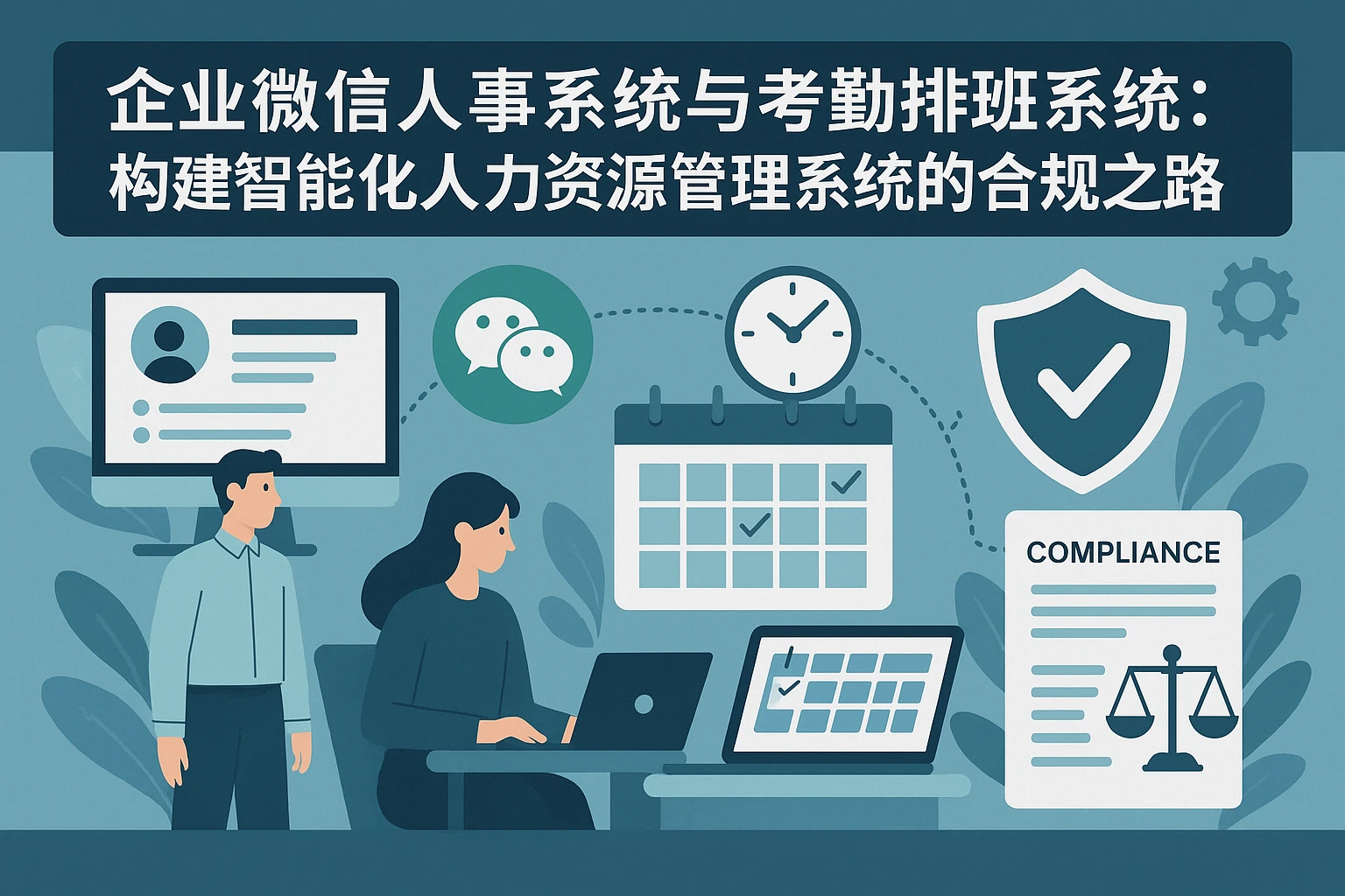 企业微信人事系统与考勤排班系统：构建智能化人力资源管理系统的合规之路