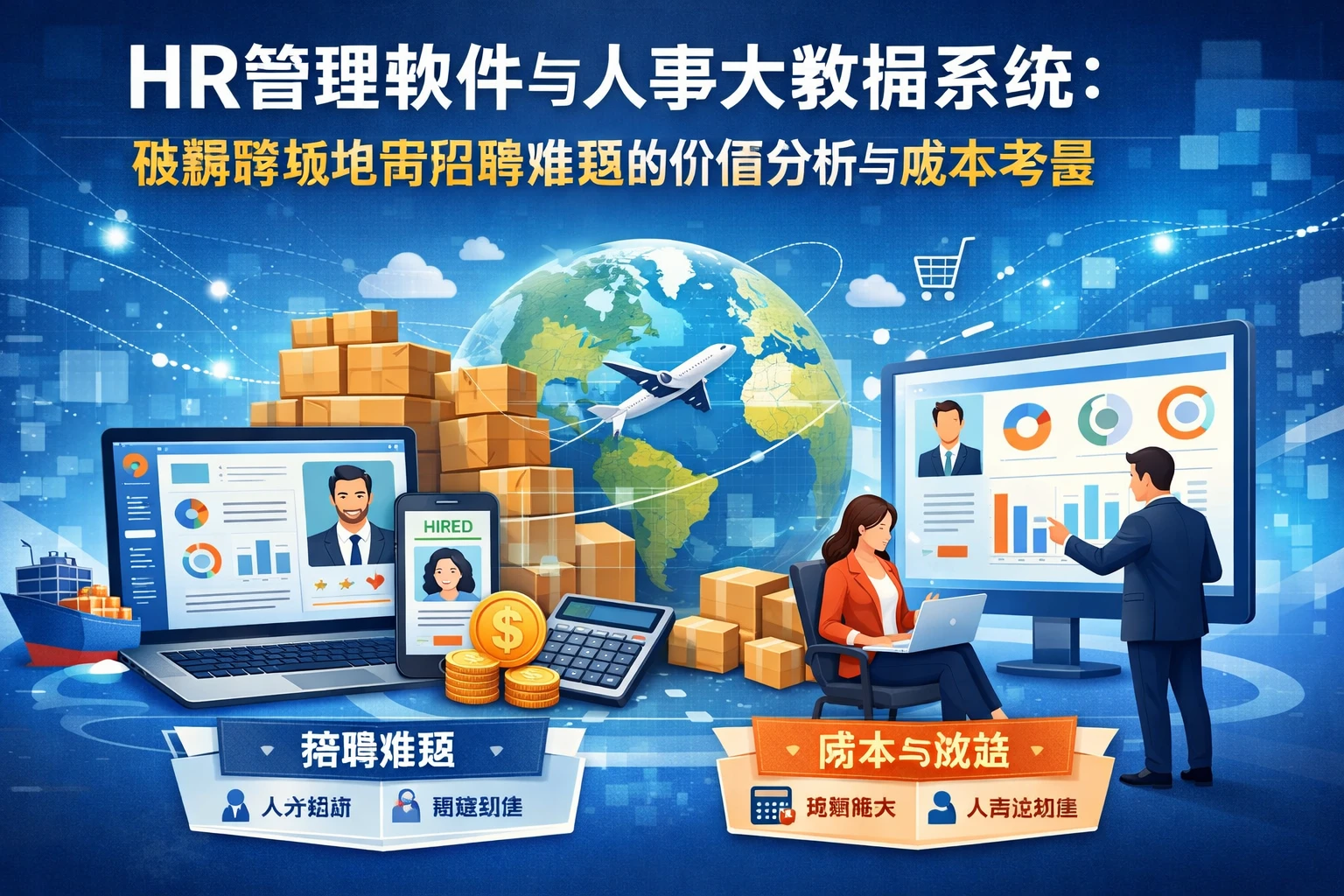 HR管理软件与人事大数据系统：破解跨境电商招聘难题的价值分析与成本考量