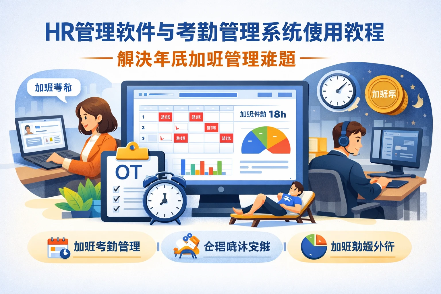 HR管理软件与考勤管理系统使用教程：解决年底加班管理难题