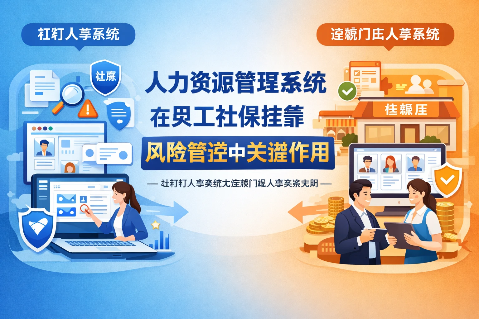 人力资源管理系统在员工社保挂靠风险管控中的关键作用——以钉钉人事系统与连锁门店人事系统为例