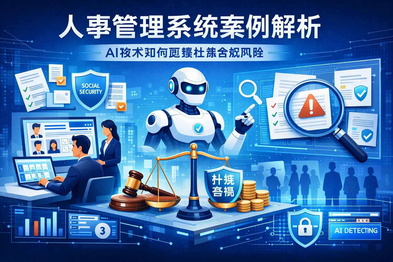 人事管理系统案例解析：AI技术如何规避社保合规风险