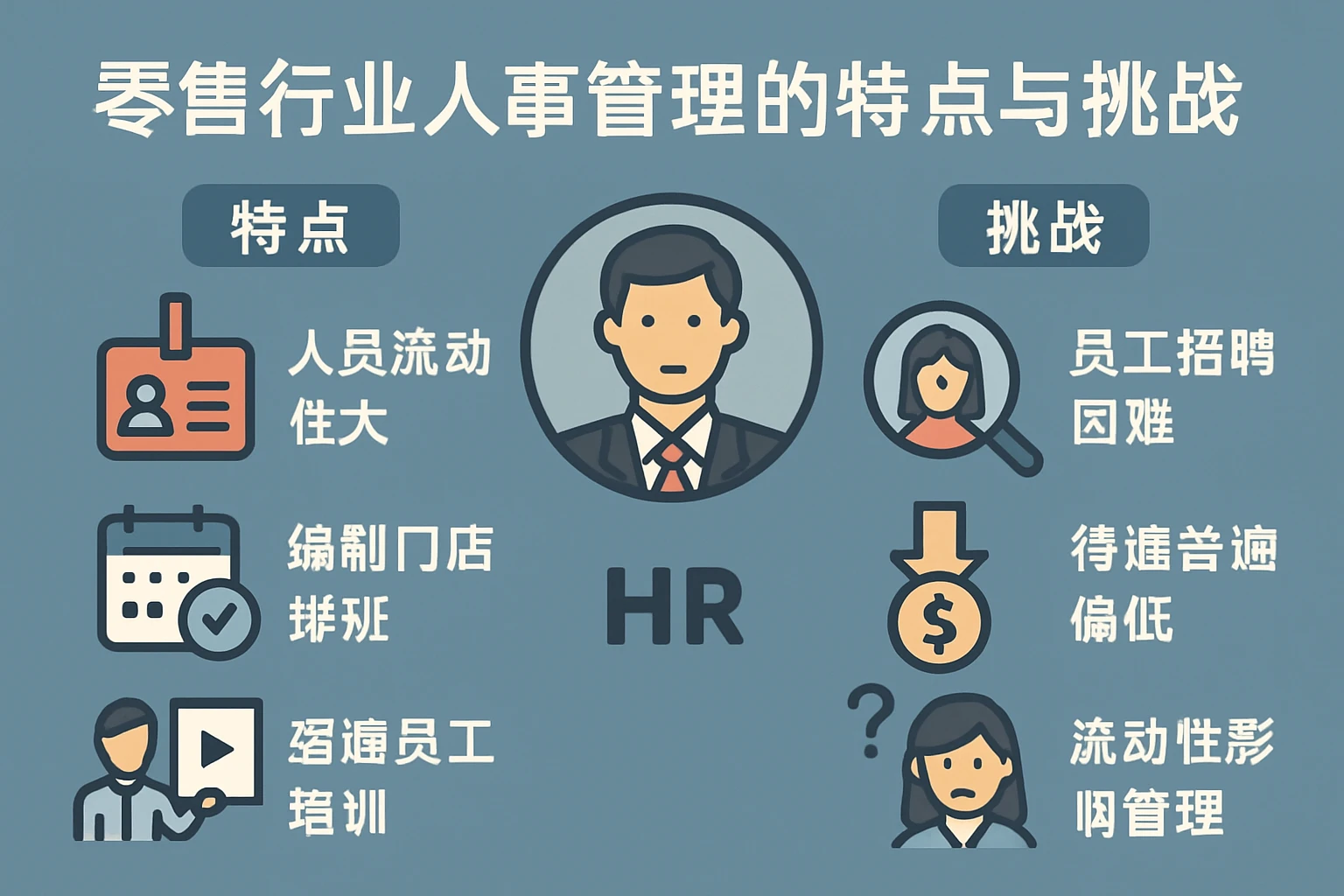 零售行业人事管理的特点与挑战