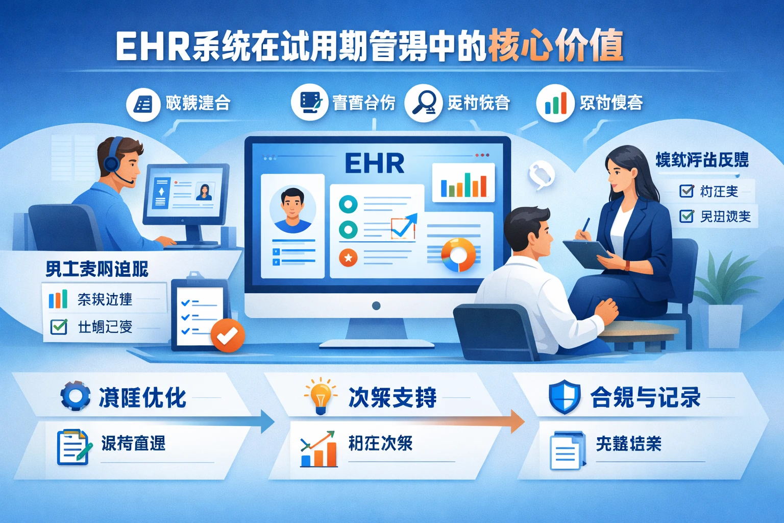 EHR系统在试用期管理中的核心价值