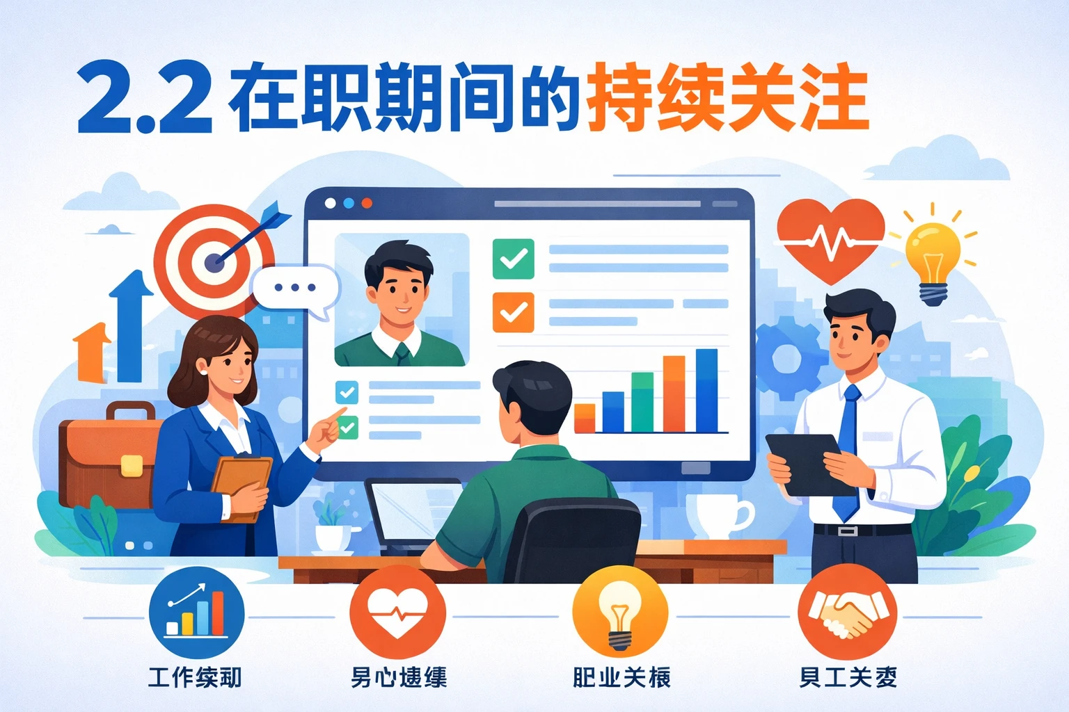 2.2 在职期间的持续关注