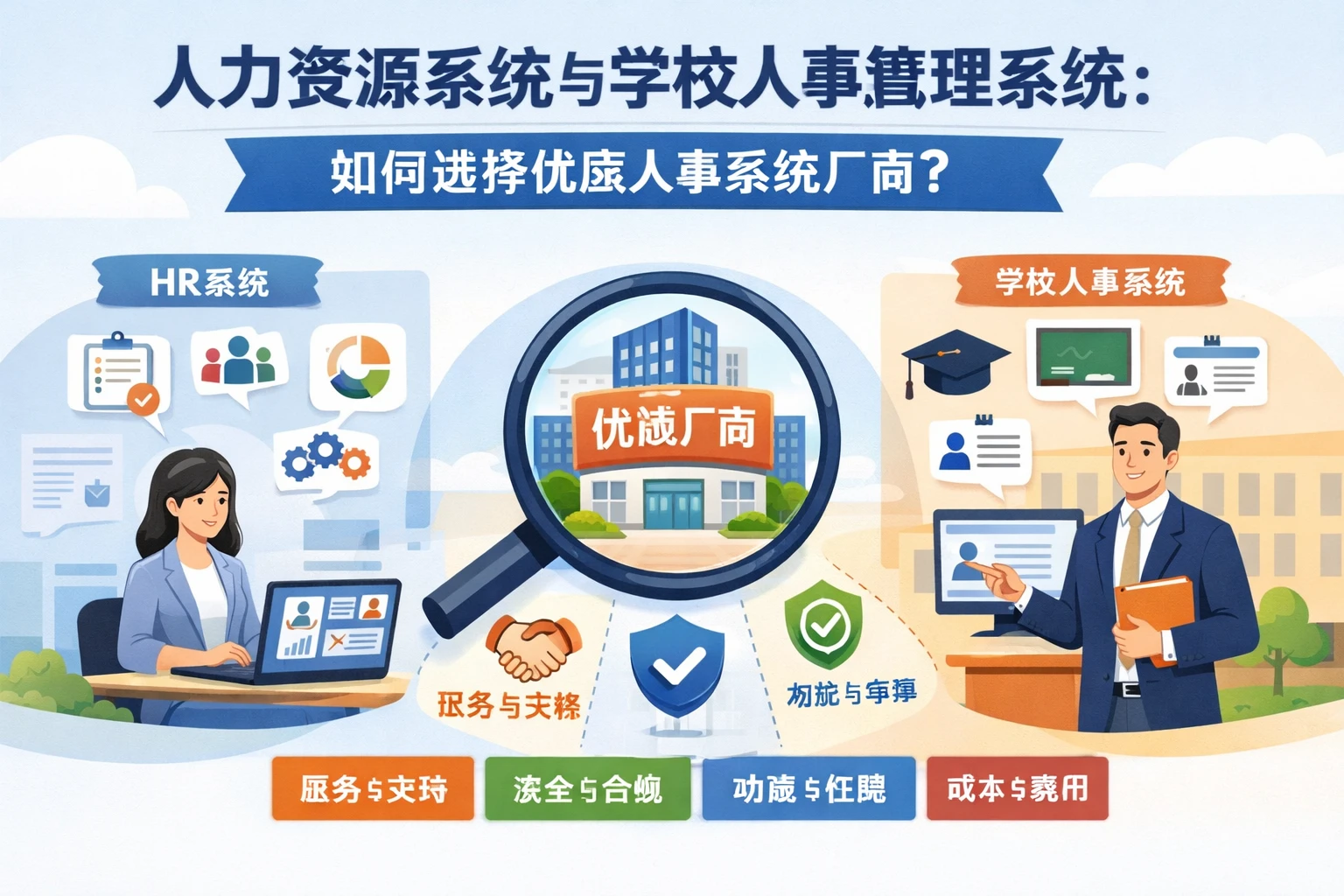 人力资源系统与学校人事管理系统:如何选择优质人事系统厂商