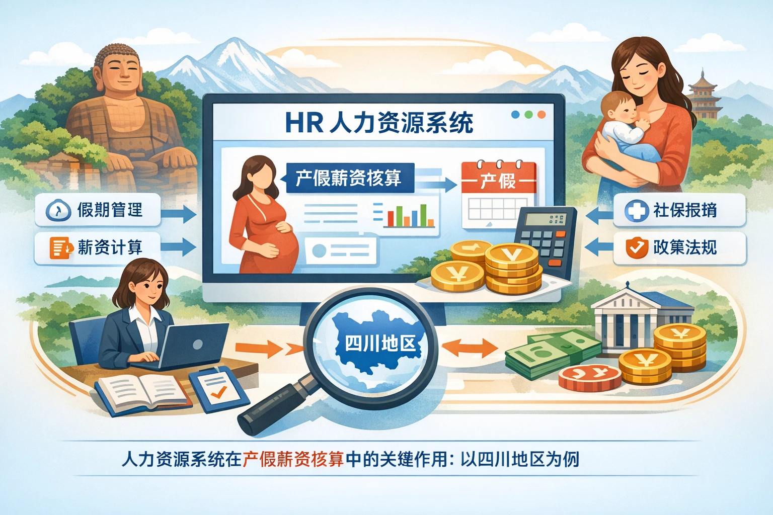 人力资源系统在产假薪资核算中的关键作用：以四川地区为例