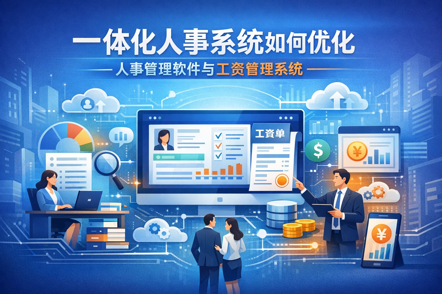 一体化人事系统如何优化人事管理软件与工资管理系统