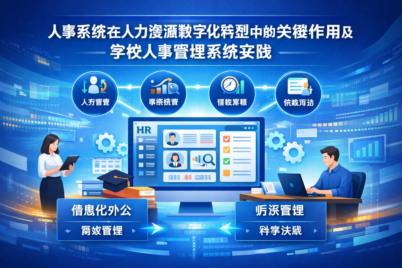 人事系统在人力资源数字化转型中的关键作用及学校人事管理系统实践