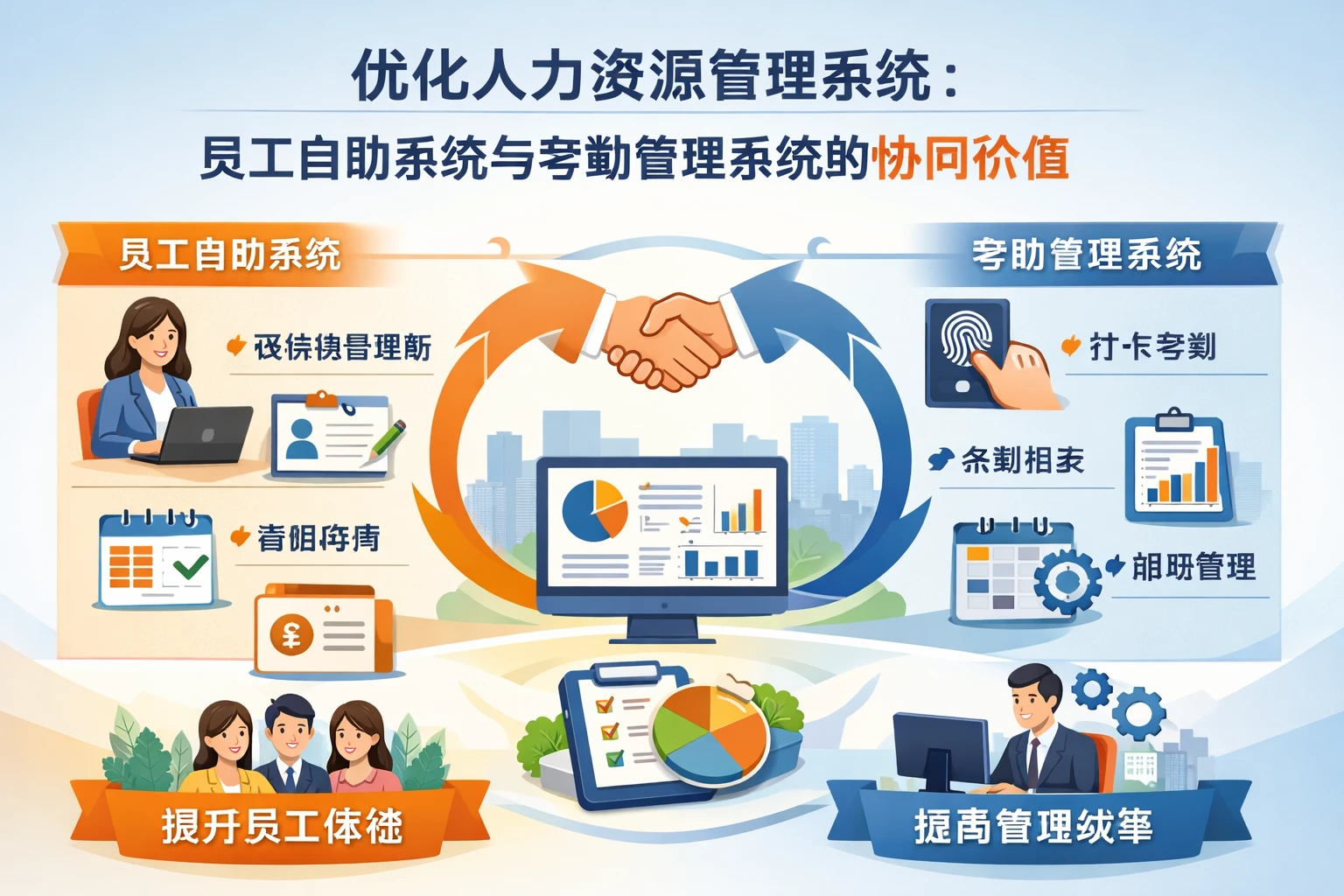 优化人力资源管理系统：员工自助系统与考勤管理系统的协同价值