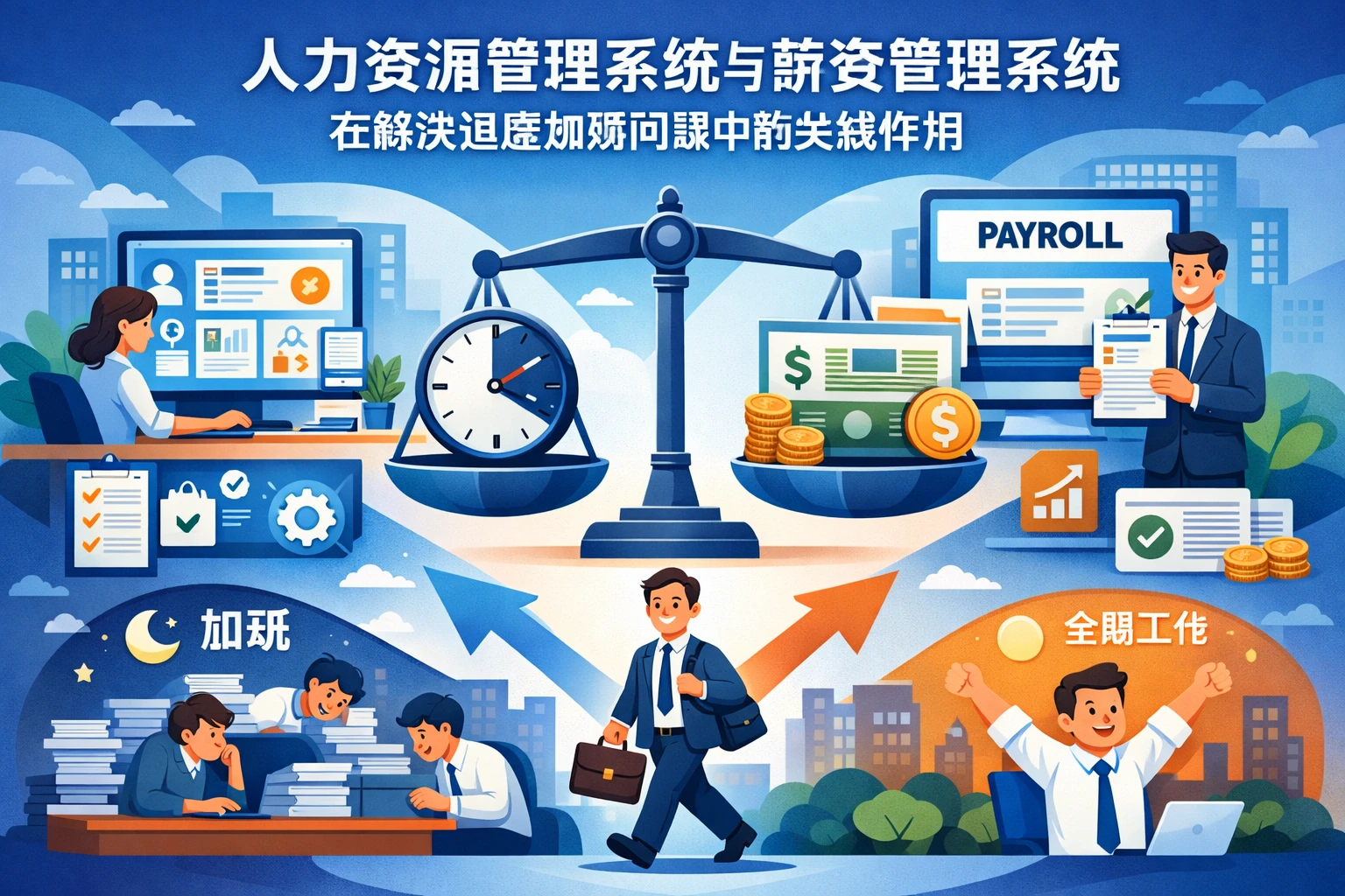 人力资源管理系统与薪资管理系统在解决过度加班问题中的关键作用