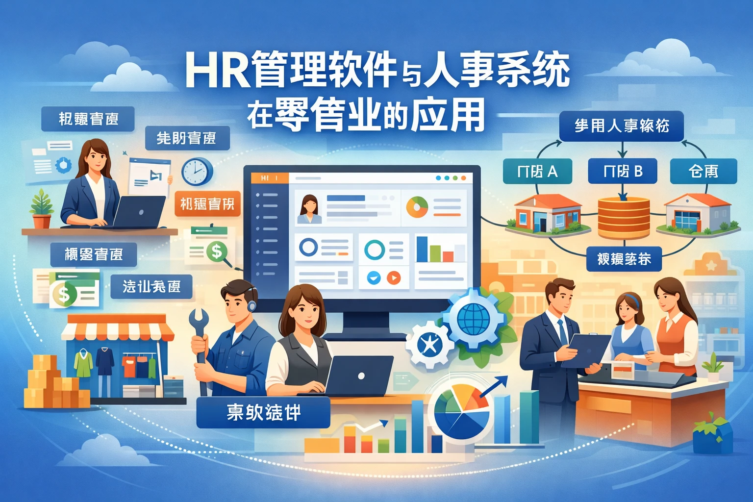 HR管理软件、人事系统维护与集团型人事系统在零售业的应用