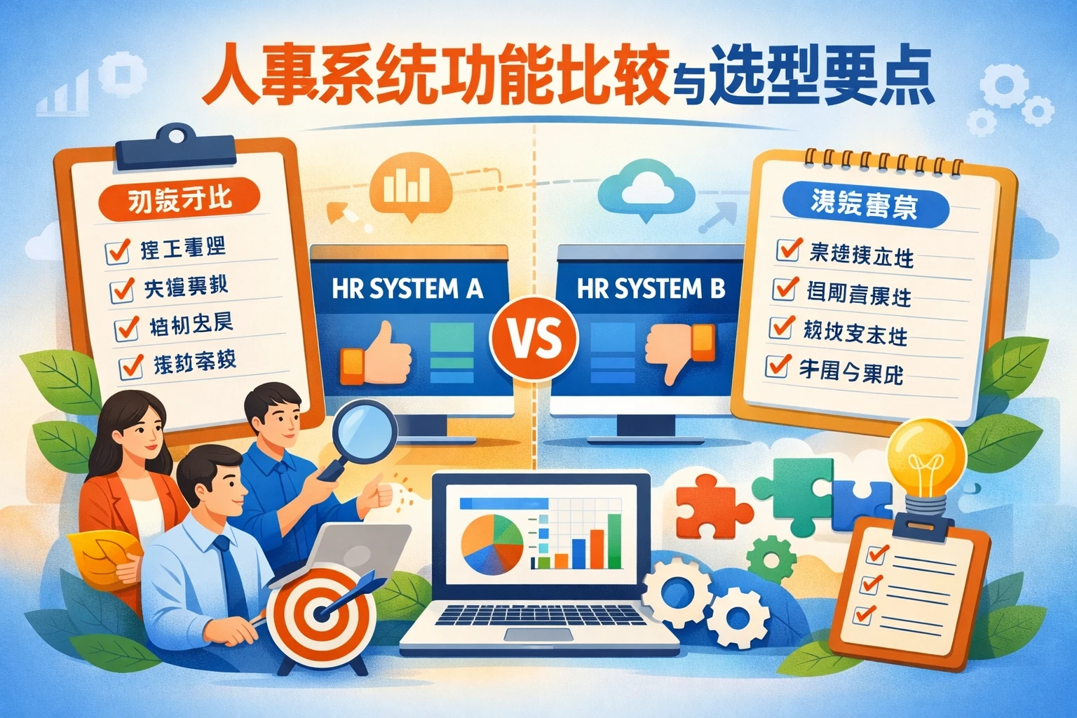 人事系统功能比较与选型要点
