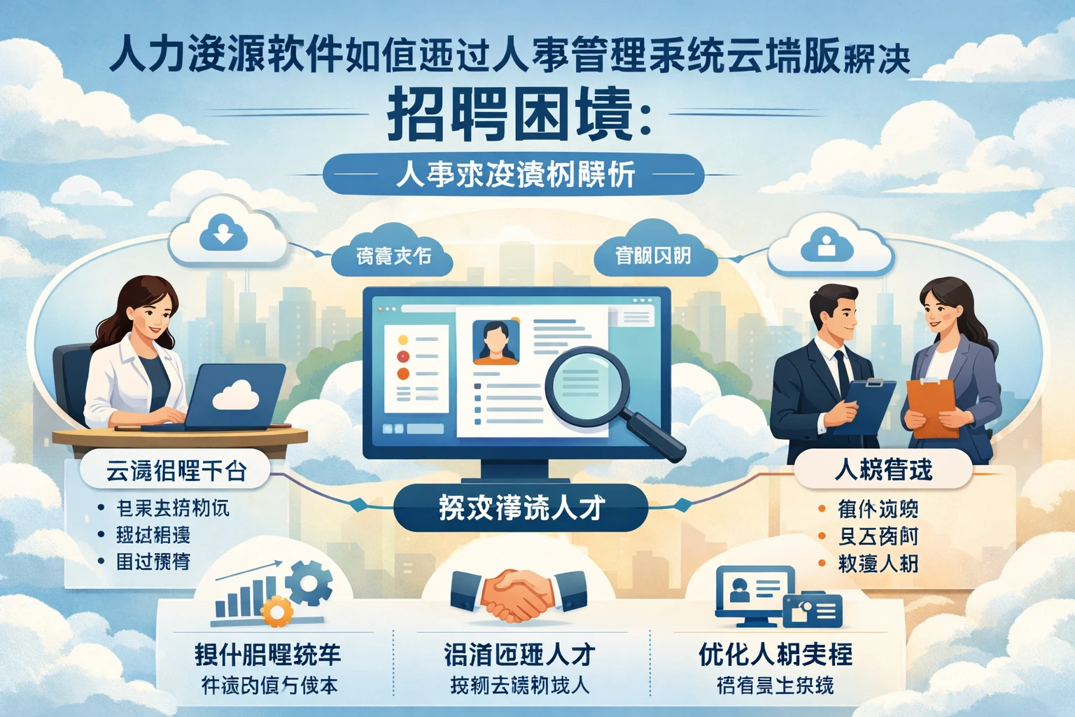 人力资源软件如何通过人事管理系统云端版解决招聘困境：人事系统案例解析